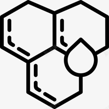 纯蜂蜜蜂蜜养蜂场直系图标图标