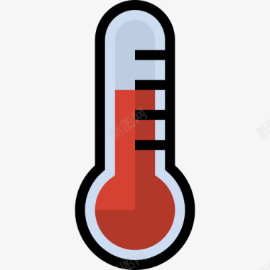 灰色温度计温度计科学25其他图标图标