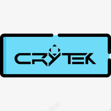 徽标Crytek视频游戏徽标2线性颜色图标图标