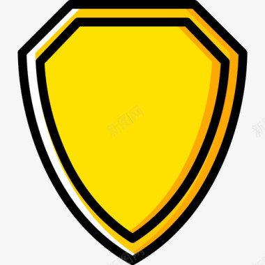 徽章奖励8黄色图标图标
