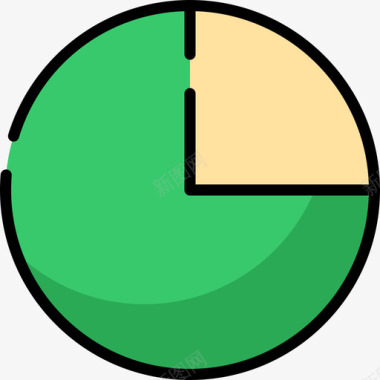 信息条状图饼图信息图6线性颜色图标图标