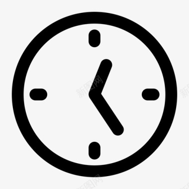 时钟时间学校教育图标图标
