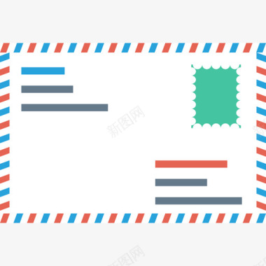 信件购物和电子商务单位图标图标