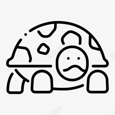 乌龟动物可爱图标图标
