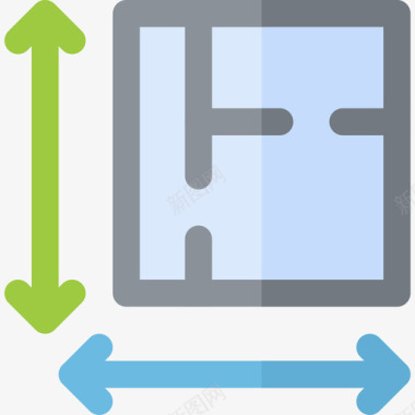 矢量平面图平面图实际资产10图标图标