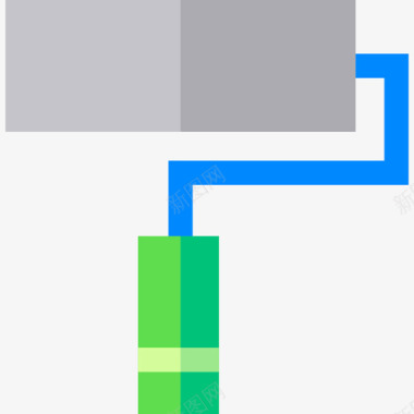 房地产活动方案油漆辊房地产35扁平图标图标