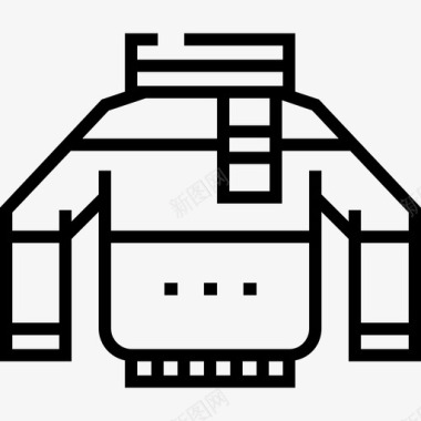 毛衣针织衫毛衣冬装直线型图标图标