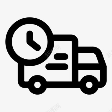 运输配送物流订单图标图标