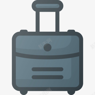 旅行箱旅游旅行3线颜色图标图标