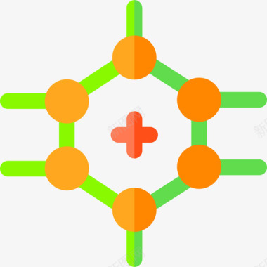 分子分子实验室13扁平图标图标