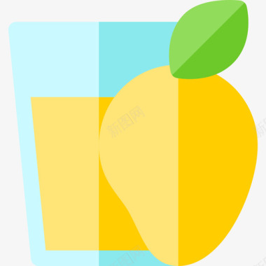 芒果夏季食品饮料无糖图标图标
