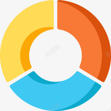 饼图图表平面图图标图标