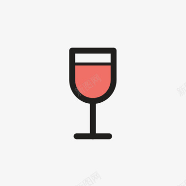 红酒木桶红酒图标