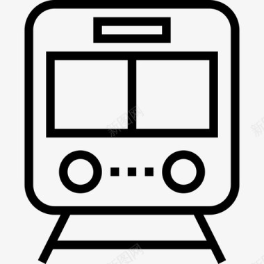 列车列车用户界面24线性图标图标