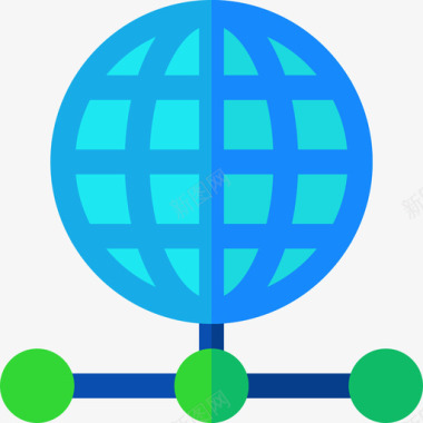 互联网图标合集环球网互联网安全13扁平图标图标