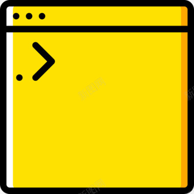 编码编码显影25黄色图标图标