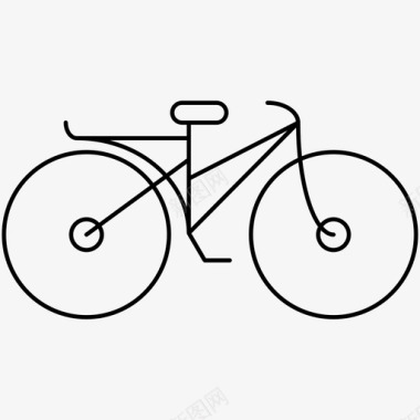 自行车骑自行车日常用品图标图标