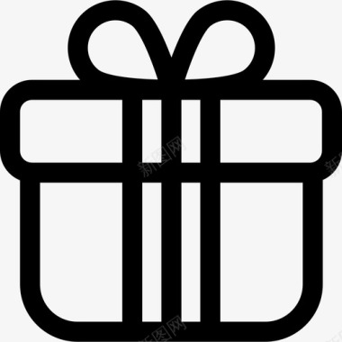 礼物袋礼物生日12直系图标图标