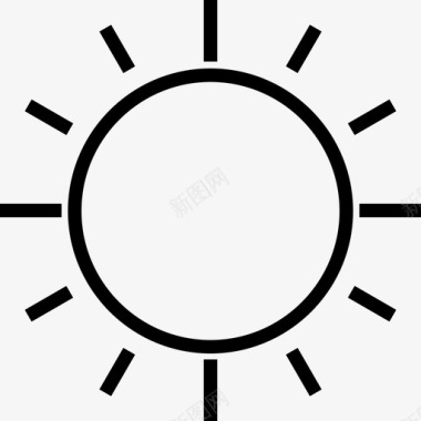 SunSun用户界面24线性图标图标
