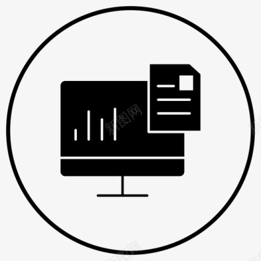 业务增长报告分析业务增长图标图标