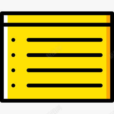 黄色滑雪板浏览器33号黄色图标图标