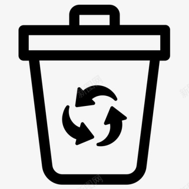 可回收垃圾回收图标图标