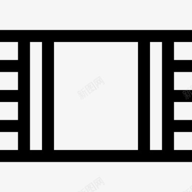 戴着围巾围巾衣服2直线型图标图标