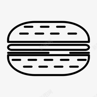 汉堡快餐零食图标图标