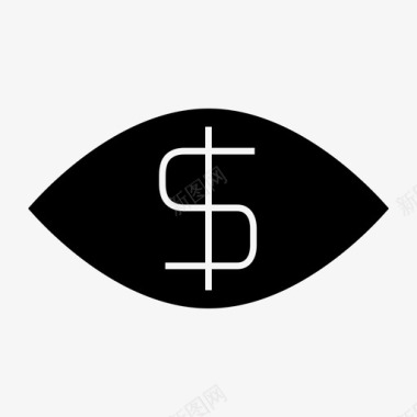 眼睛视线银行控制眼睛图标图标