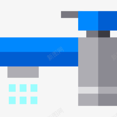 自动化水龙头家用自动化12扁平图标图标