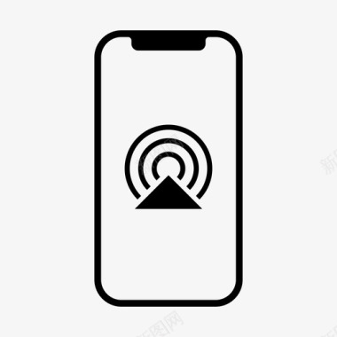 苹果新手机airplayiphonesteaming图标图标