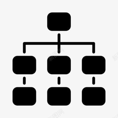 方案规划图表图表层次结构计划图标图标