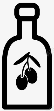 橄榄瓶食品健康图标图标