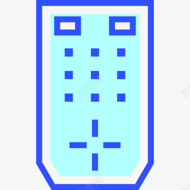 遥控图标遥控器电影视频线性彩色图标图标