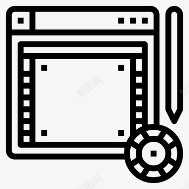 遮瑕笔表面小工具鼠标图标图标