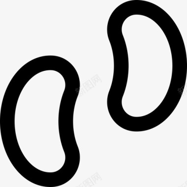 豆类豆类食品47直系图标图标