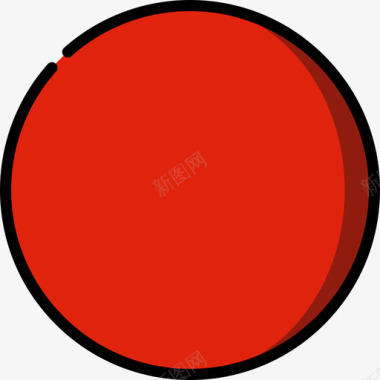 圆圈星球圆圈符号23线颜色图标图标