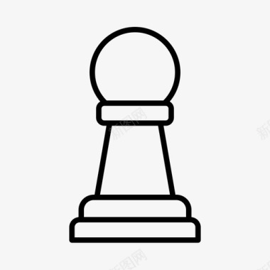 国际象棋活动经典游戏图标图标