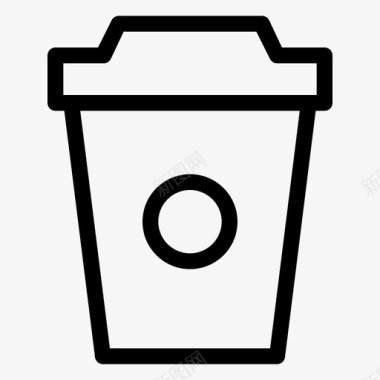 咖啡杯去食物外卖图标图标