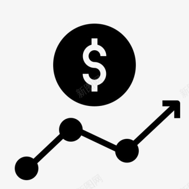 商务信息统计图表财务统计图表美元图标图标