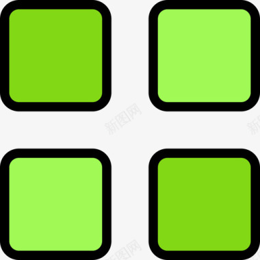 圆形UI菜单ui界面19线性颜色图标图标