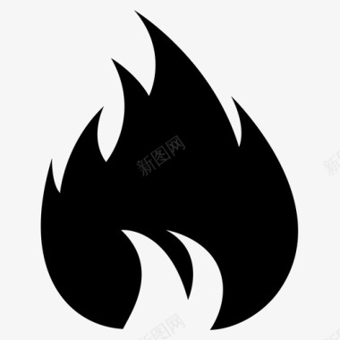 火燃烧的火火的燃烧图标图标