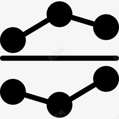 线图折线图图表4填充图标图标