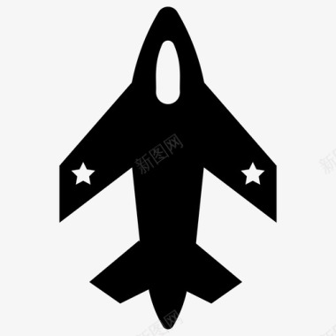 喷气式飞机军用喷气式飞机战斗机图标图标