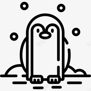 企鹅企鹅冬季22直系图标图标
