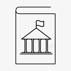 网页设计教程教科书学习课程图标高清图片
