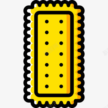 饼干美食3黄色图标图标