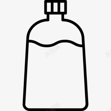 护发素护发素清洁4线性图标图标