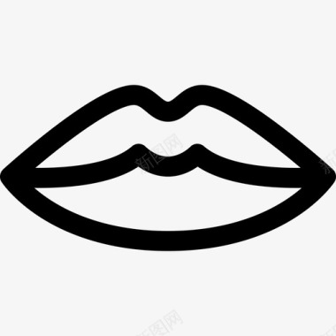 嘴唇情人节34直系图标图标