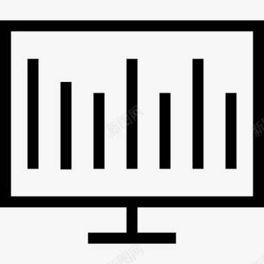 美元数据分析分析数据分析2线性图标图标